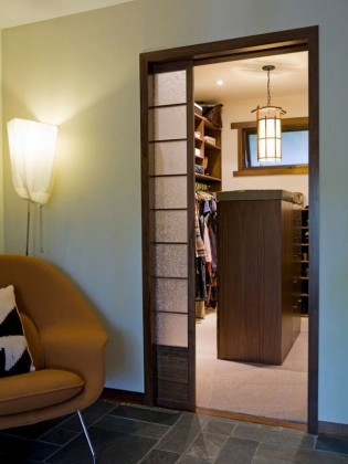 Cameră cu garderoba Do-it-yourself: idei și design al garderobei