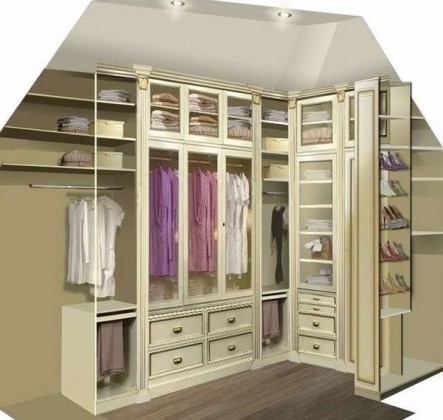 Do-it-yourself wardrobe room: mga ideya at disenyo ng aparador