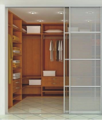 Do-it-yourself wardrobe room: ideas and design of the wardrobe