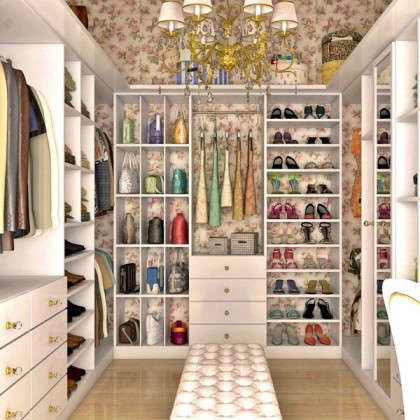 Garderobes telpa „dari pats”: garderobes idejas un dizains