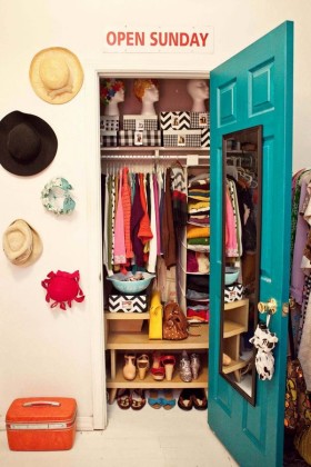 Garderobes telpa „dari pats”: garderobes idejas un dizains
