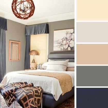 How to combine color in the interior: color chart