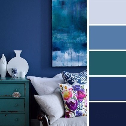 How to combine color in the interior: color chart
