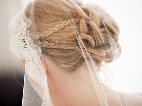 Esküvői frizurák fátyollal: fotó frizurák rövid és hosszú fátyollal