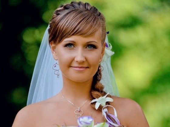 Peinados de novia con velo: peinados fotográficos con velo corto y largo