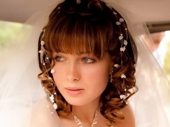 Penteados de casamento com véu: penteados de foto com véu curto e longo