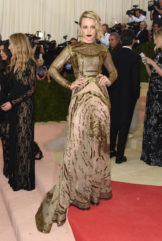 Celebrity Evening Dresses: Rachel McAdams at Valentino