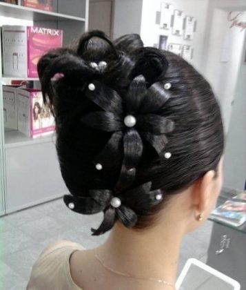 Graduation and wedding hairstyles: photo album of hairstyles for graduates and brides