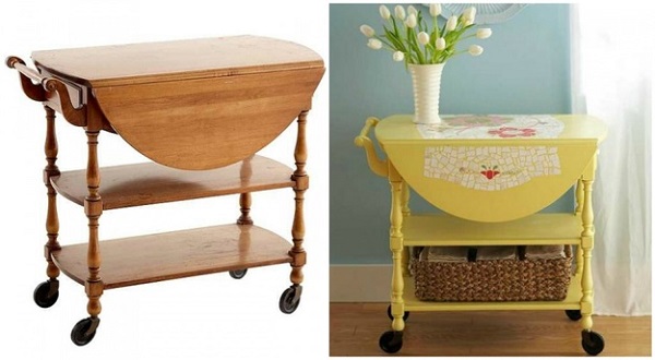 What can be made of old furniture: photo