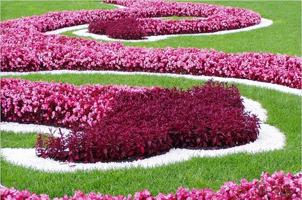 Bahçenin peyzajı: fotoğraflar, bahçe için fikirler