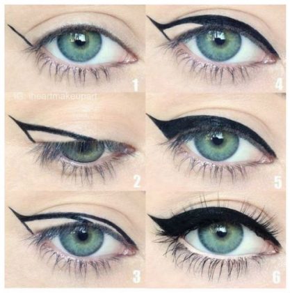 La combinación de colores en el maquillaje de ojos: ejemplos de fotos