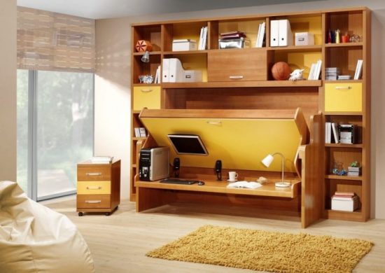 Muebles - transformador de bricolaje: fotos, dibujos, opciones de diseño