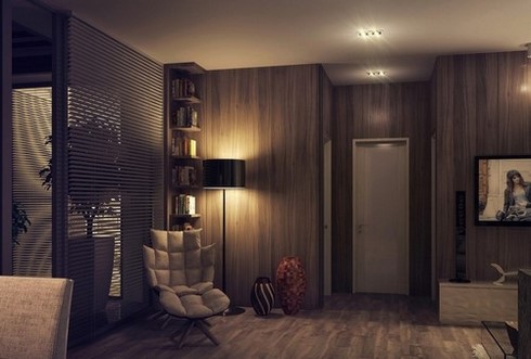 Male interior. Bachelor’s apartment: photo, design, details