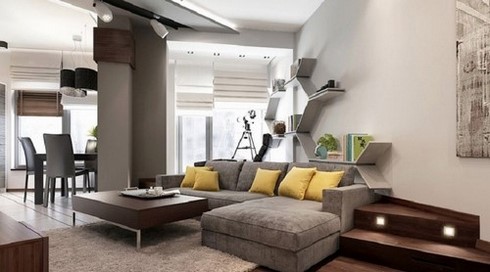 Male interior. Bachelor’s apartment: photo, design, details