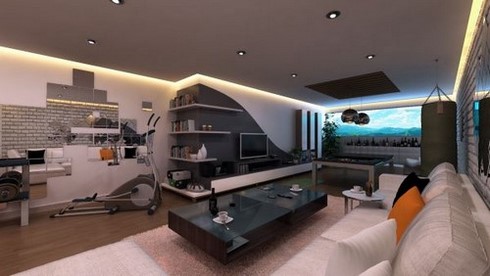 Male interior. Bachelor’s apartment: photo, design, details