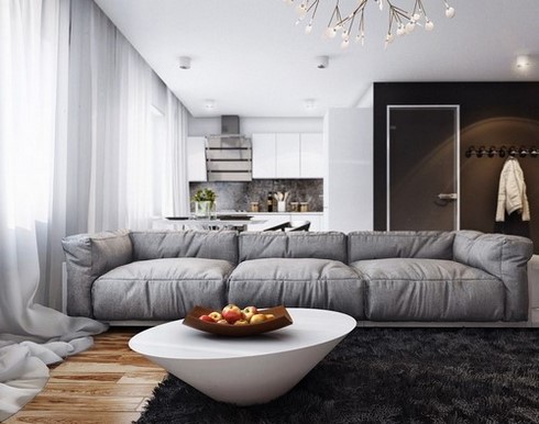Male interior.Bachelor’s apartment: photo, design, details