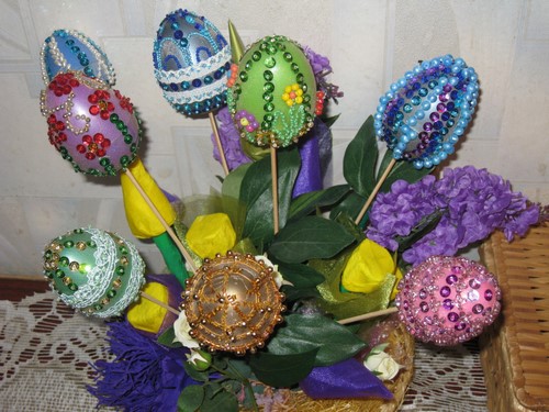 Prepararsi per Pasqua! Uova di Pasqua fai-da-te - foto di idee