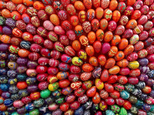 Preparando-se para a Páscoa! Ovos de Páscoa DIY - foto de idéias