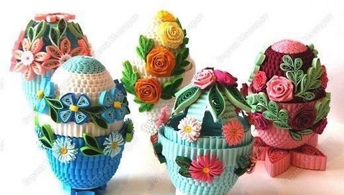 Preparándose para la Pascua! Huevos de Pascua de bricolaje - ideas foto