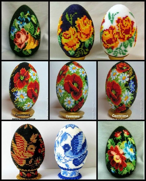 Preparándose para la Pascua! Huevos de Pascua de bricolaje - ideas foto