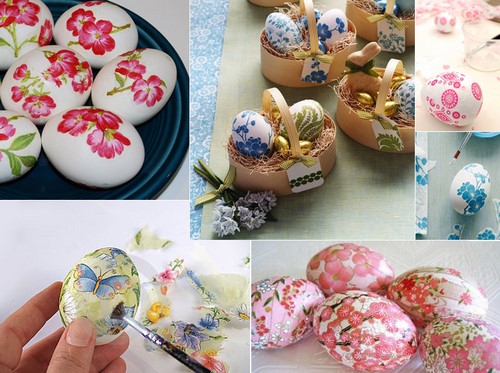 Preparándose para la Pascua! Huevos de Pascua de bricolaje - ideas foto