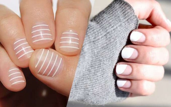 Manicure putih cantik 2019-2020, gambar, idea-idea manicure putih
