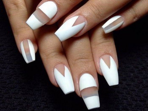 Hermosa manicura blanca 2019-2020, fotos, idees de manicura blanca