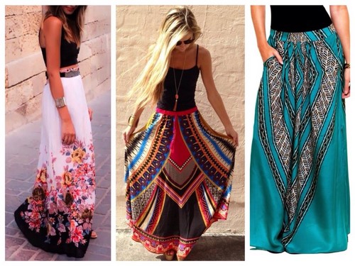 Fashionable long skirts. Gorgeous floor skirts for every taste