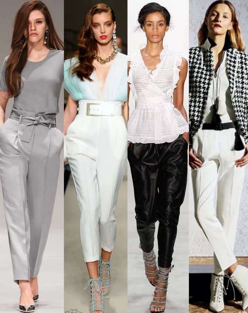 Fashionable women's pants: styles, photos, ideas of stylish images