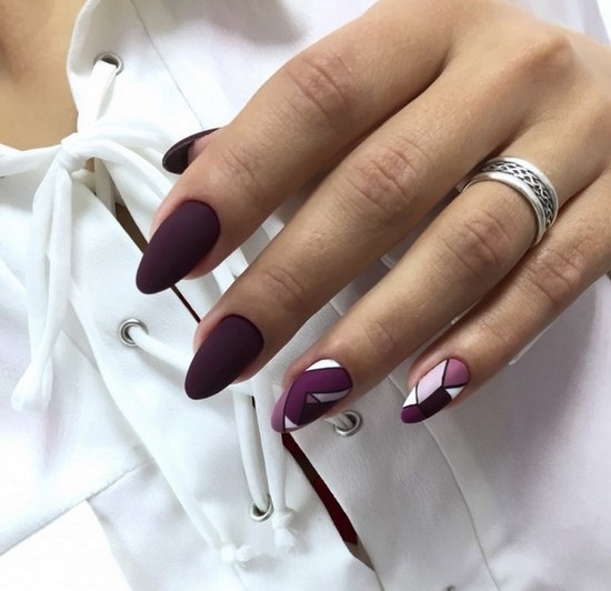 Foto-noviteiten van herfstmanicure - ontwerpideeën voor de herfst