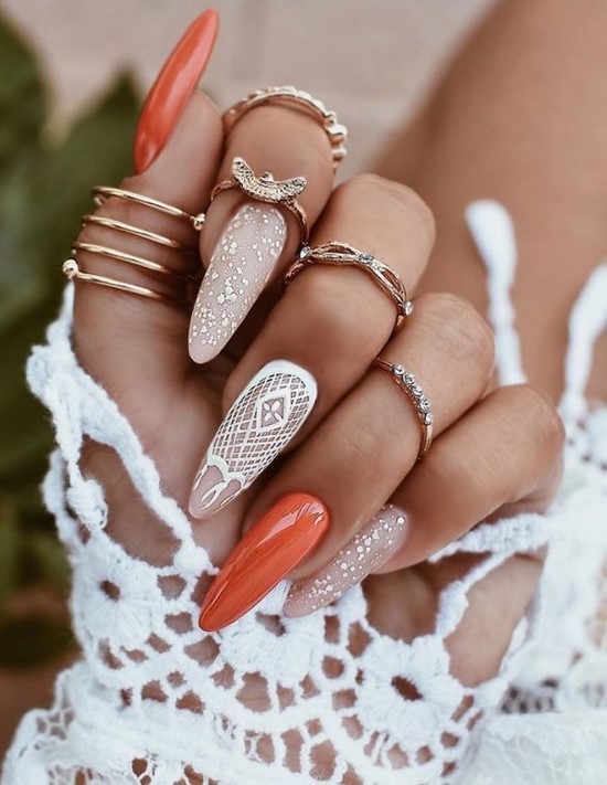 Foto della nuova manicure autunnale: idee di design per l'autunno