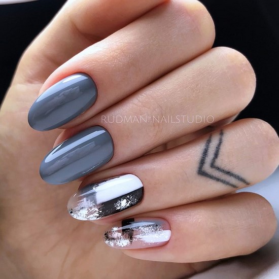 Zdjęcie nowego jesiennego manicure - pomysły na jesień