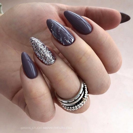 Photo novelties of autumn manicure - design ideas for autumn