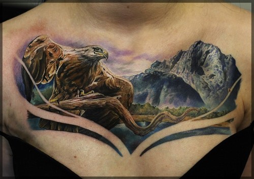 Cool big tattoos! Large tattoos for women and men - photos