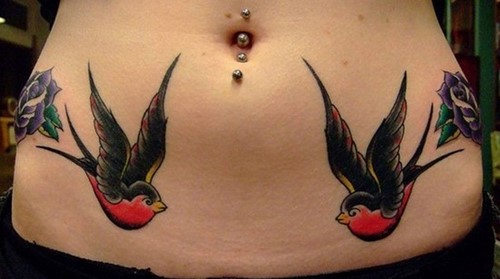 Coole grote tatoeages! Grote tatoeages voor dames en heren - foto's