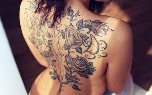 Kule store tatoveringer! Store tatoveringer for kvinner og menn - bilder