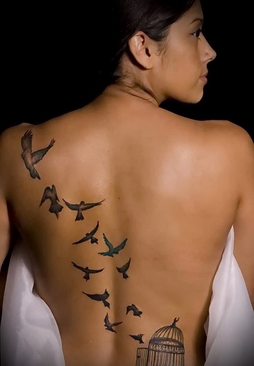 Hűvös nagy tetoválások! Nagy tetoválások nőknek és férfiaknak - fotók