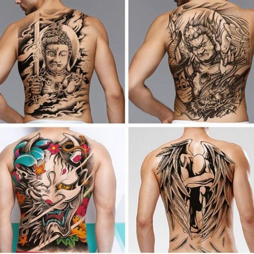 Cool velike tetovaže! Velike tetovaže za žene i muškarce - fotografije