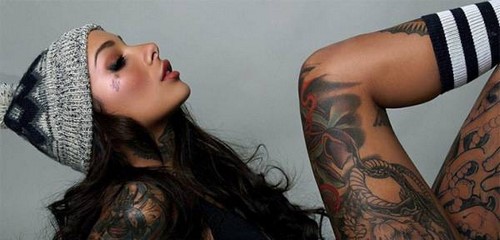 Seje store tatoveringer! Store tatoveringer til kvinder og mænd - fotos