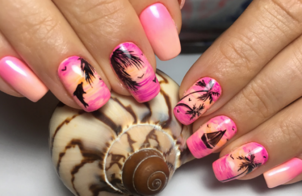 De beste ideeën voor zomermanicure 2019-2020 - nieuwe items en trends