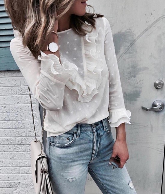 De meest modieuze damesblouses 2019-2020 - fotoreview van trends en nieuwe producten