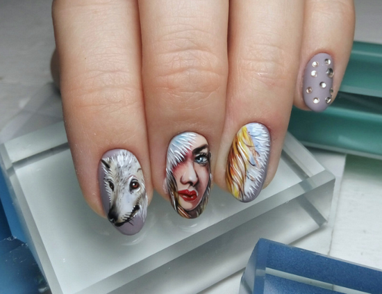 Fashionable drawings on nails 2019-2020 - stylish, beautiful and unique