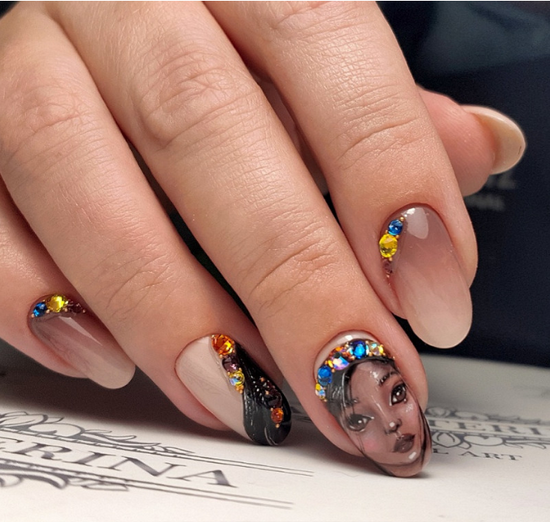 Fashionable drawings on nails 2019-2020 - stylish, beautiful and unique