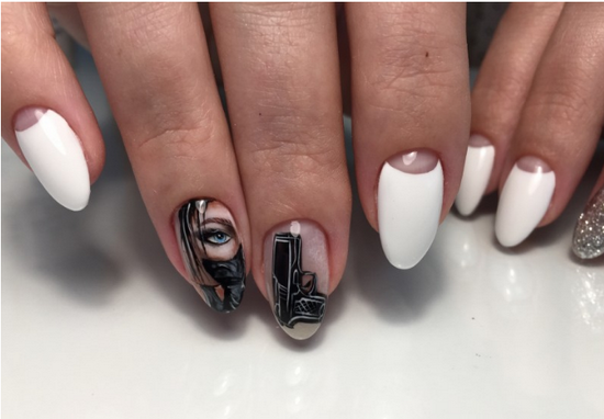 Desenhos na moda nas unhas 2019-2020 - elegantes, bonitas e únicas