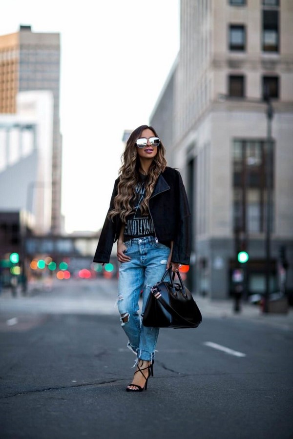 Co nosit s módní džíny pro podzim-zima 2019-2020 - stylové image nápady