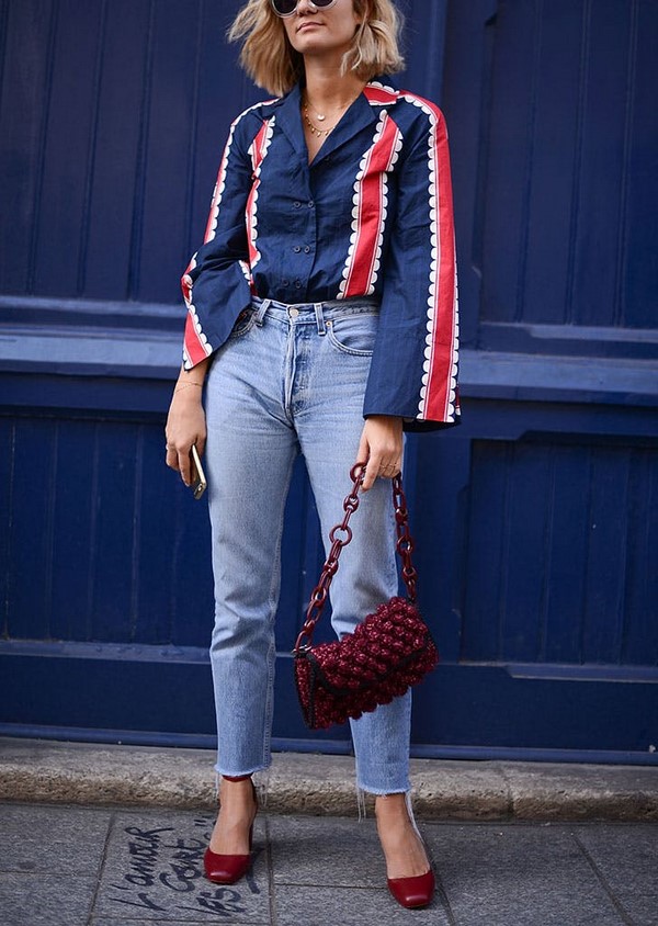 Ką dėvėti su madingais džinsais rudens-žiemos 2019-2020 - stilingos įvaizdžio idėjos