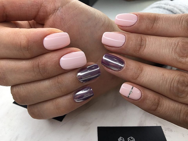 Ang pangunahing mga uso ng manikyur gel polish 2019 (50 mga larawan)