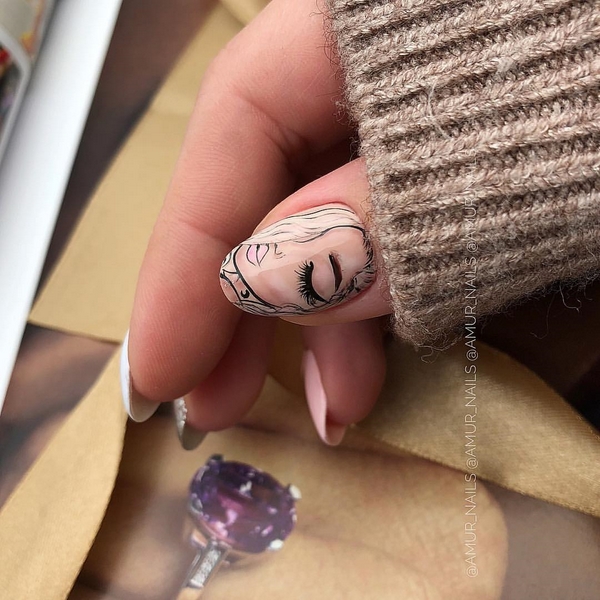 Las principales tendencias del esmalte de gel de manicura 2019 (50 fotos)