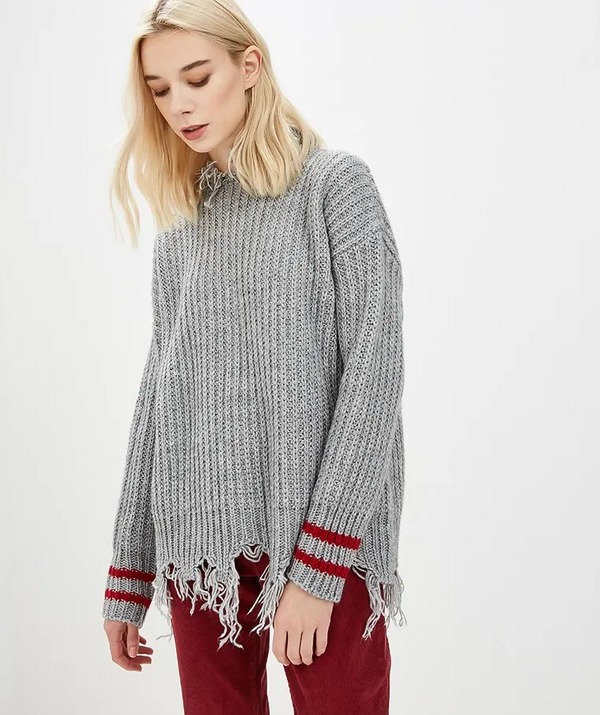 Damesmode sweaters 2019-2020 - trends, nieuwe modellen, foto's van modieuze strikken met een trui