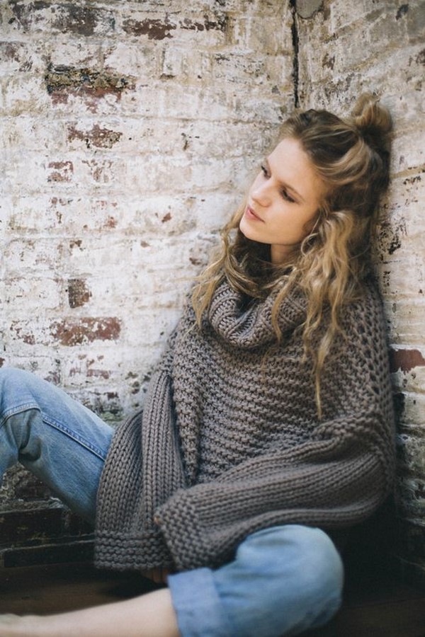 Madingi moteriški megztiniai 2019-2020 - tendencijos, nauji modeliai, madingų lankų su megztiniu nuotraukos